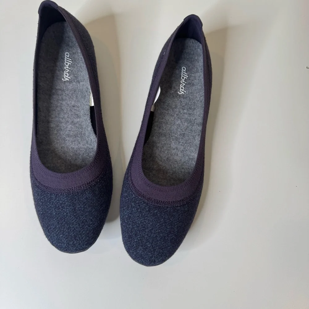 Allbirds Tree Breezers Olympus wool Ballet Flats Size 10 NWOT